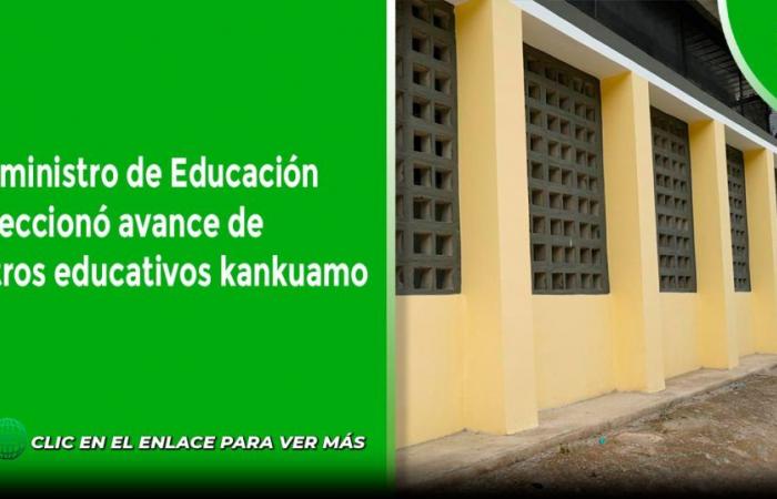 Vice Minister of Education inspected progress of Kankuamo educational centers