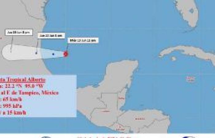 Tropical Storm Alberto formed, does not pose any danger to Cuba – Escambray