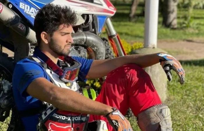 A motorcycle rider died while training for his farewell race