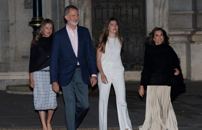 Felipe and Letizia return the surprise to their daughters: their unexpected appearance and farewell to the king’s anniversary