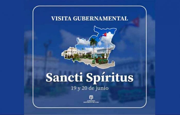 They carry out a government visit to the central province of Cuba