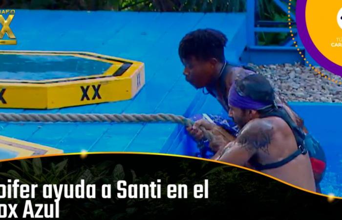 Yoifer leaves the competition aside to help Santi in the Blue Box, is he drowning?