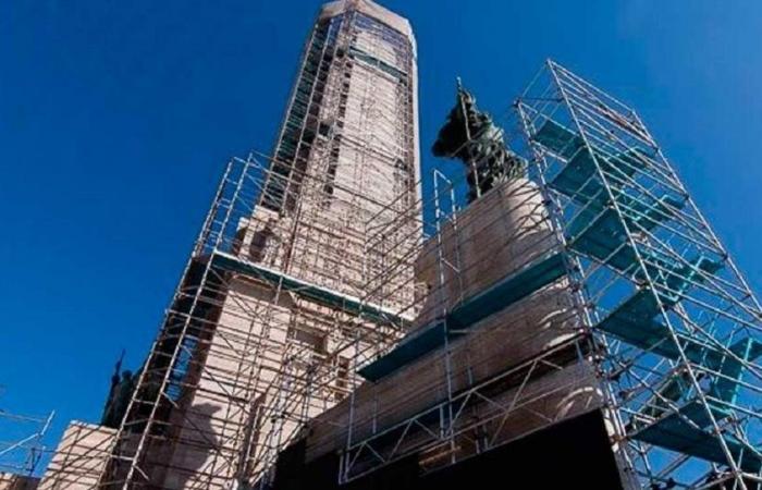 Milei in Rosario and “national shame”: nine years of announcements and unfinished works at the Flag Monument