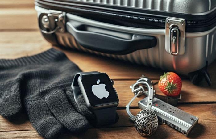 Manage to recover your stolen suitcase thanks to the “Find” function of your Apple Watch