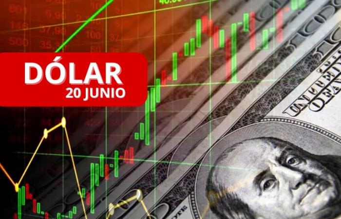 Does the rise continue? This is how the price of the dollar dawned in Colombia TODAY, June 20