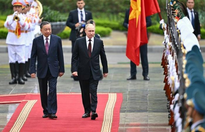 Putin visits Vietnam after defense agreement with North Korea