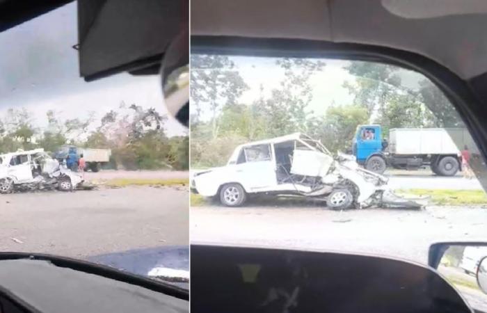 Driver injured and car destroyed in accident in Havana’s Monumental
