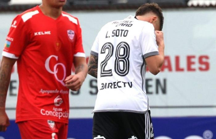 Lucas Soto scores his first goal as a professional in Colo Colo