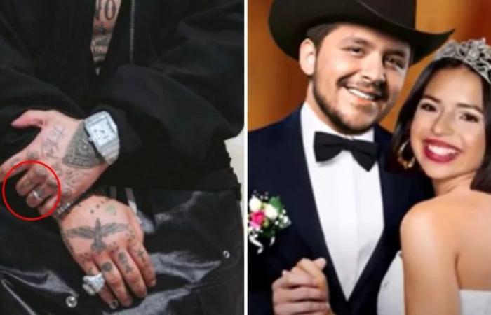 Christian Nodal reappears with a mysterious ring after rumors of a ...