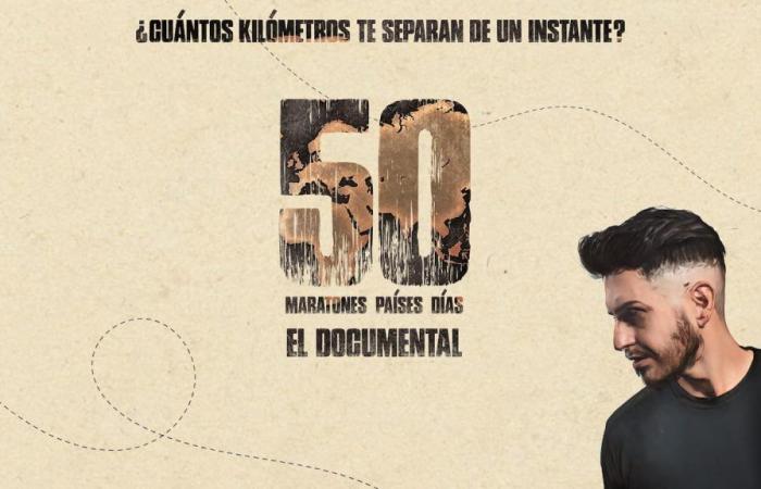50 marathons, 50 countries, 50 days: Rubén Muñoz’s challenge reaches the cinema