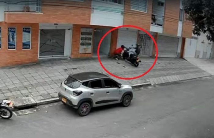 Video: this is how motorcycles are stolen in less than a minute in Bucaramanga