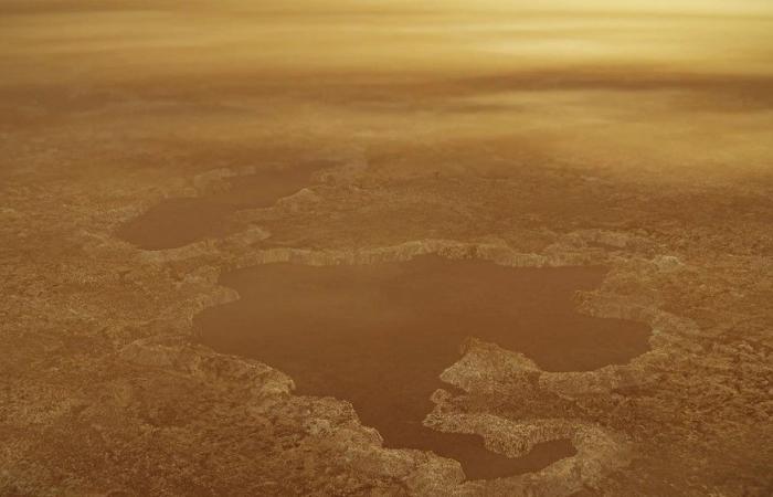 Titan’s lakes may be shaped by waves