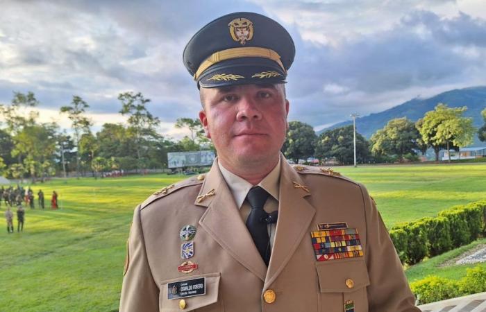 A colonel from Bogotá is the new commander of the Fifth Brigade