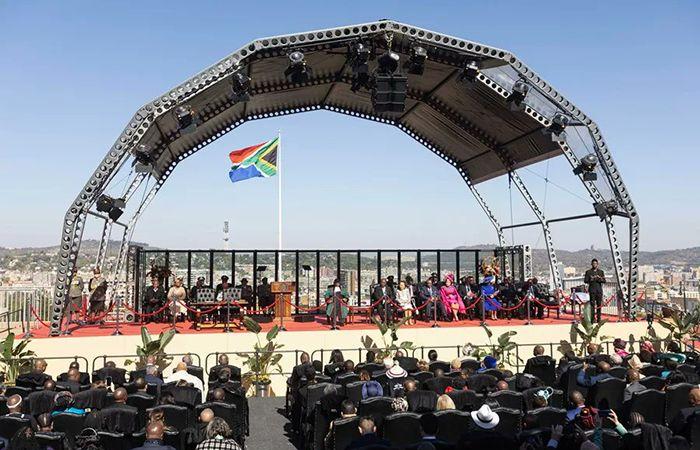 Valdés Mesa participated in the presidential investiture in South Africa
