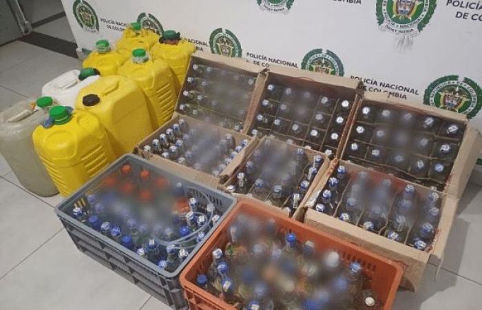 Almost 200 bottles of liquor, ‘Chapil’ and cigarettes seized in Chachagüí, Nariño