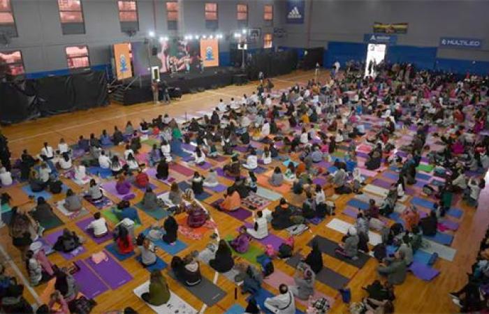 Mega meeting to celebrate International Yoga Day in Buenos Aires