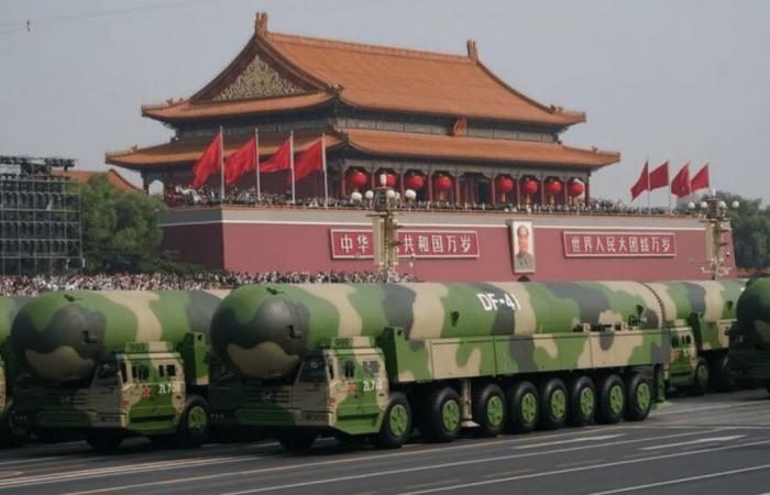 What is the range of China’s nuclear missiles?