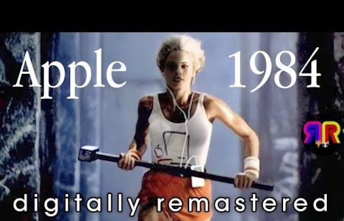 the iconic reference to Apple, the Macintosh and 1984