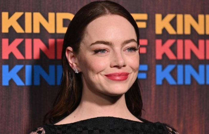 Emma Stone takes risks with a dress with transparencies and openings