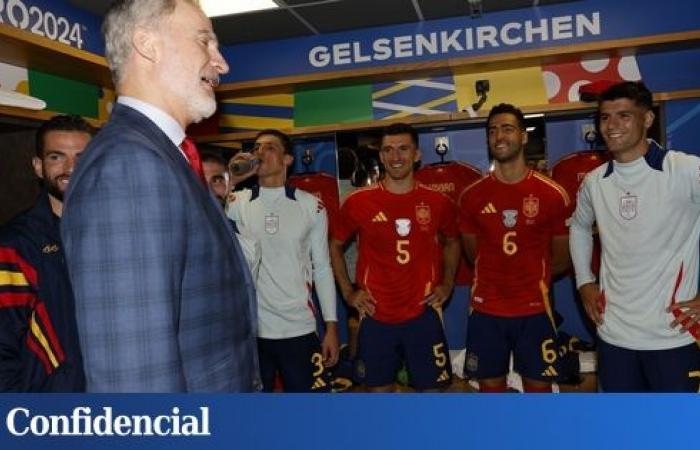 From the reaction of King Felipe VI upon meeting Lamine Yamal to the moment with Nico Williams after Spain’s victory in the Euro 2024