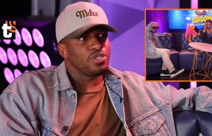 Jefferson Farfán gets excited, destroys ‘Giselo”s set with his kicks and he reacts: “My table!” | Edson Dávila | video | showbiz | SHOWS