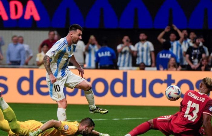 Video: Messi’s tremendous double chance after a pass from Dibu Martínez :: Olé