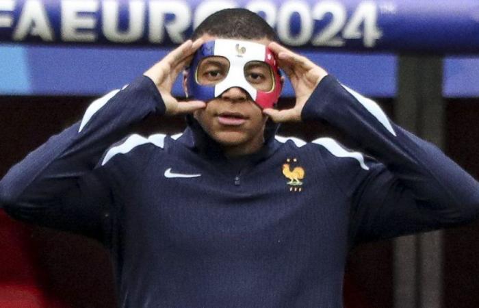 Kylian Mbappé will not be able to use a tricolor mask at Euro 2024