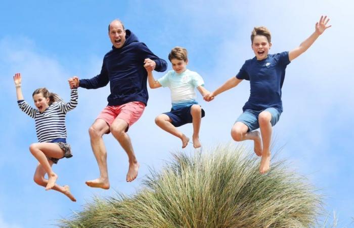 Kate Middleton and her three children congratulate William of England on his 42nd birthday with a fun photo | People
