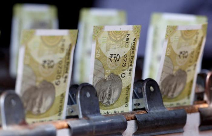 INDIAN RUPEE-Rupee rises after weak yuan caused it to fall to all-time low