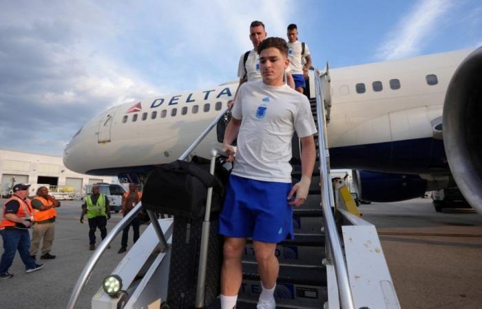 Argentina arrived in New Jersey and prepares to face Chile :: Olé