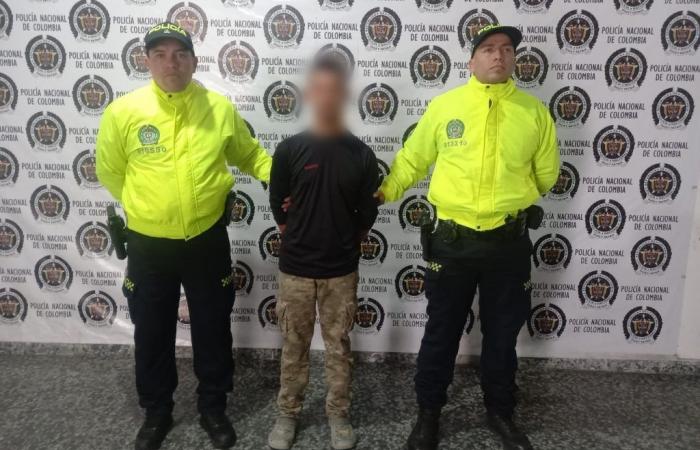 They caught an alleged young abuser in an exclusive neighborhood of Ibagué