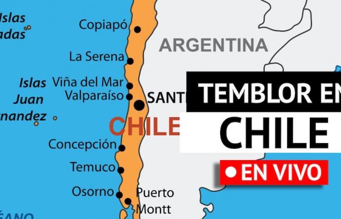 Tremor in Chile live today, Friday, June 21: recorded seismicity with time and epicenter via CSN | National Seismological Center | MIX