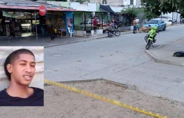A young man died injured in a hitman attack in the Luis Eduardo Cuellar neighborhood of Riohacha