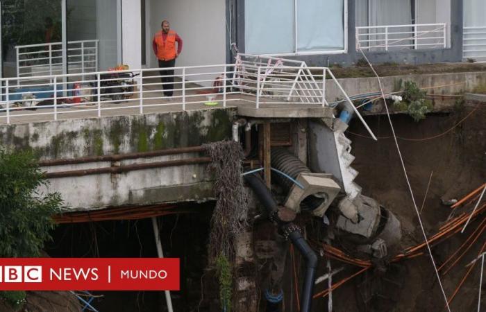 Chile: luxury buildings that are in danger of collapse due to the increase in sinkholes