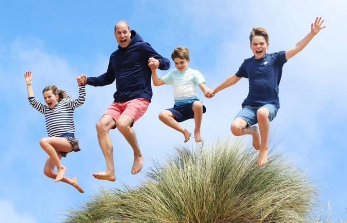 Kate Middleton’s loving message and the fun photo with her children for Prince William’s 42nd birthday