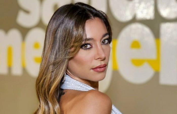 Sol Pérez debuted a minidress with an infinity neckline and dazzled her fans