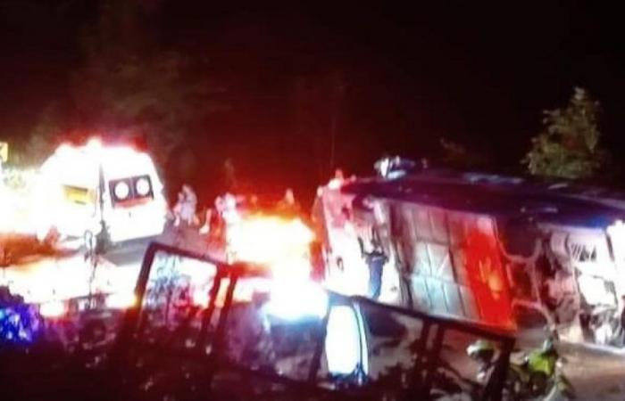 Two people dead and six injured in an accident in Cúcuta