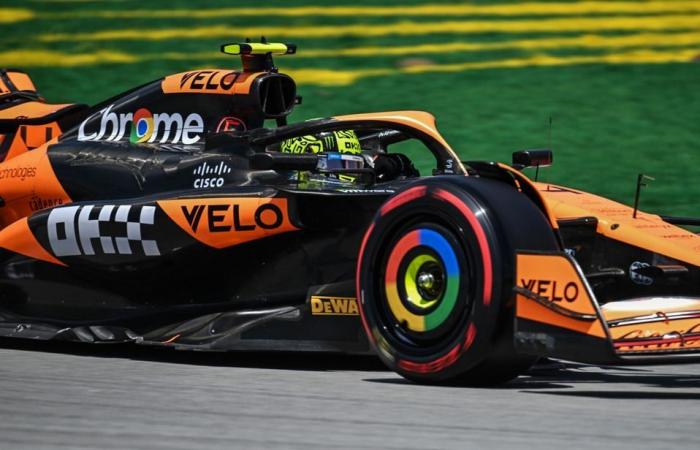 Norris surprises Verstappen with a very exciting pole position in Spain F1