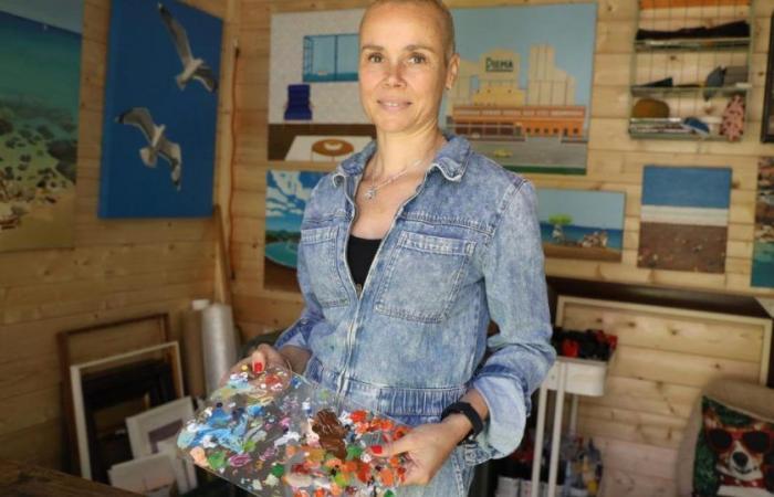 Art in Mallorca | The painter Octavia Campbell-Davys paints the light and blue of the Island