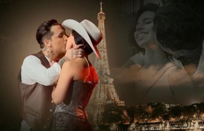 Ángela Aguilar publishes her first PHOTO with Christian Nodal; she bragged about her love from Paris