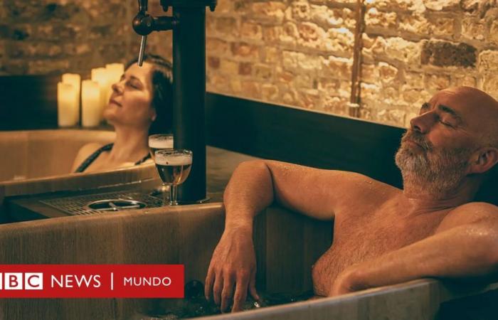 What the science says about beer baths, the unusual trend to promote personal well-being