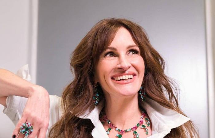 This has been Julia Roberts’ change of look, which is ideal for rejuvenating those over 50