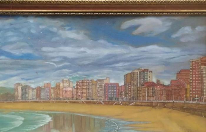 Luis Marcos García, the itinerant painter who dedicates his retirement to drawing the landscapes of Gijón: “Painting tries to reflect what there was and what there will be”