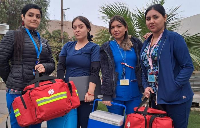 Arica and Parinacota Health Service immunized door to door against the syncytial virus