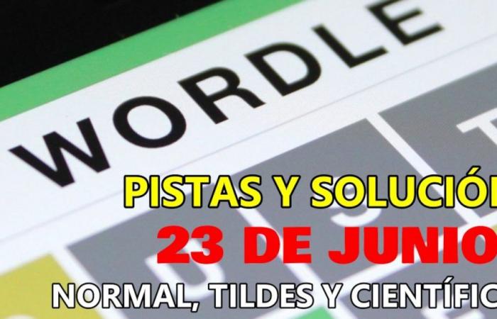 Wordle in Spanish, scientific and accents for today’s challenge, June 23: clues and solution