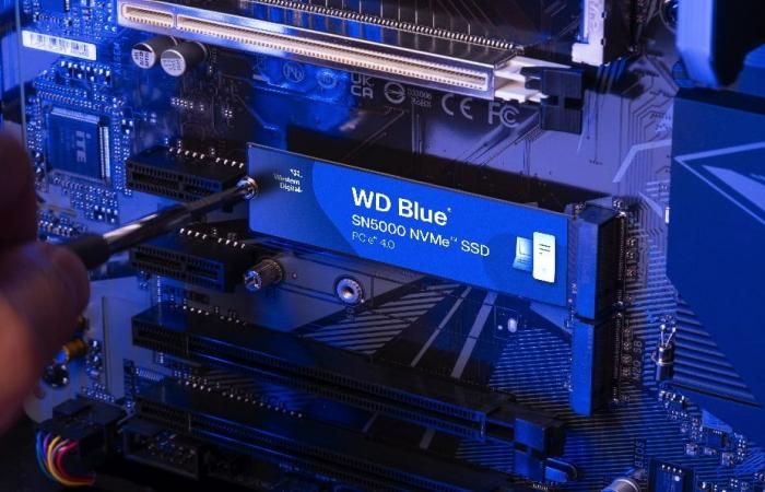 WD Blue SN5000 4TB NVMe for content creators