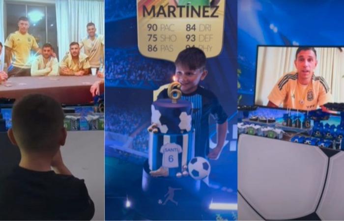 The intimacy of the birthday of Dibu Martínez’s son: with Mbappé, Cristiano and a greeting from Messi :: Olé