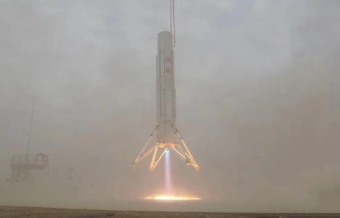 SAST’s first Chinese reusable rocket prototype that exceeds 10 kilometers altitude