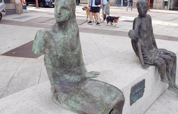 The City Council contacts the artist of the Vía Norte sculpture to repair it