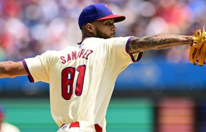 In first start after extension, Sánchez guides Phillies over D-backs with a gem